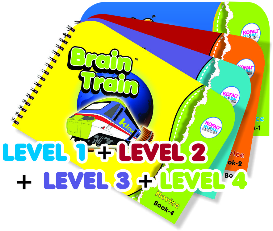 Set of Brain Train Senior ( 4 Books )